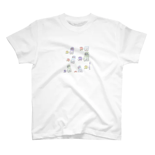 タキビヲナガメルヒト スタンダードTシャツ