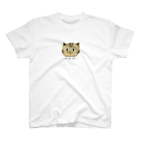 お見通し猫　🐾 Regular Fit T-Shirt