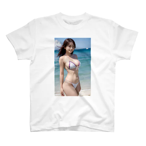 AI美女の水着姿 005 スタンダードTシャツ