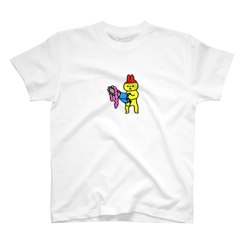 チェーンソーうさちゃん(まま) スタンダードTシャツ