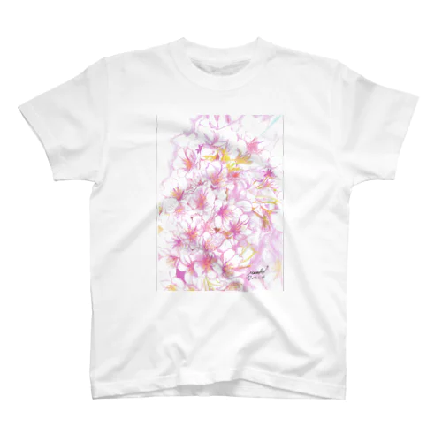 桜デッサン スタンダードTシャツ