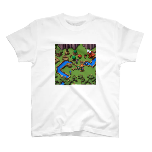 レトロゲードット絵ファミコン4 Regular Fit T-Shirt