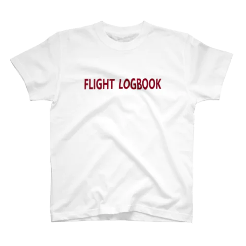 エアライングッズ　飛行日誌　FLIGHTLOGBOOK スタンダードTシャツ