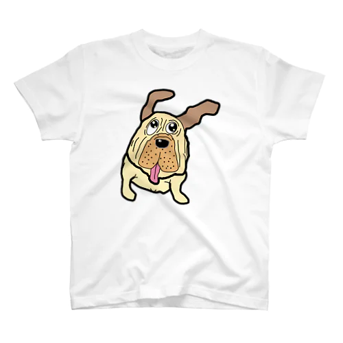 風なびく犬 Regular Fit T-Shirt