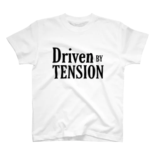 Driven By TENSION (BLACK) Regular Fit T-Shirt