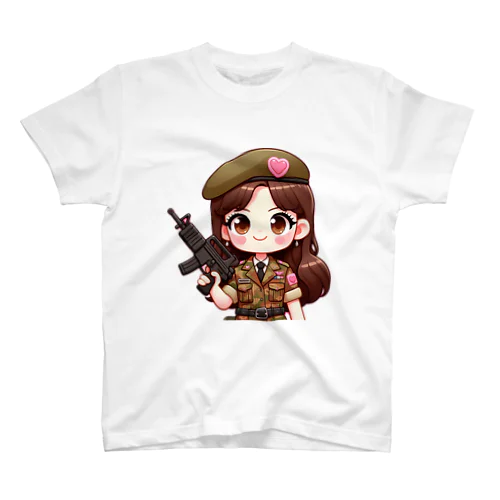 army girl Regular Fit T-Shirt