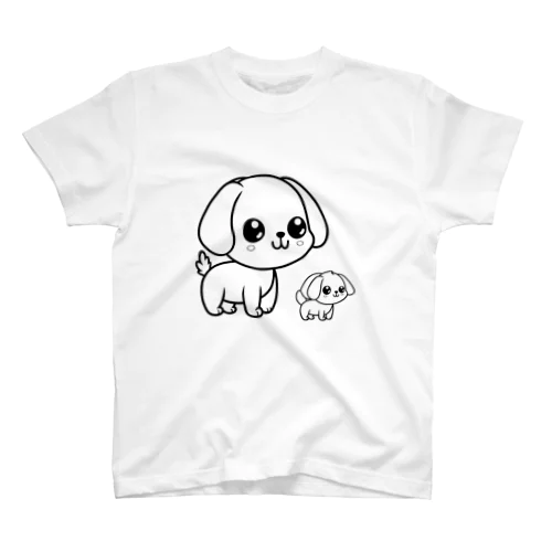 兄弟わんこ Regular Fit T-Shirt