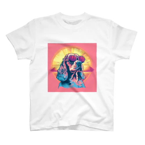 cocker sunset スタンダードTシャツ