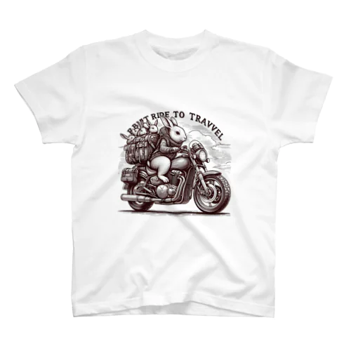 バイク旅のウサギ Regular Fit T-Shirt