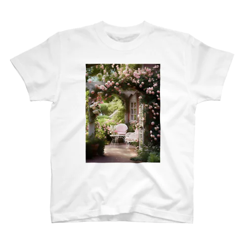 バラの庭園　なでしこ1478 スタンダードTシャツ