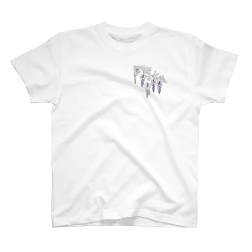 LINEart 「藤の花」 Regular Fit T-Shirt
