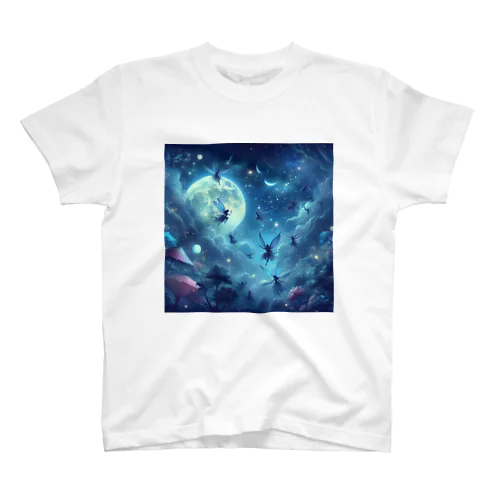 月と妖精 Regular Fit T-Shirt