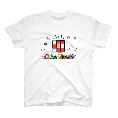 Cube Questのロゴ スタンダードTシャツ