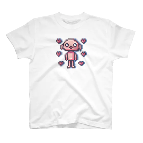 ドット絵クロピロン(白) スタンダードTシャツ