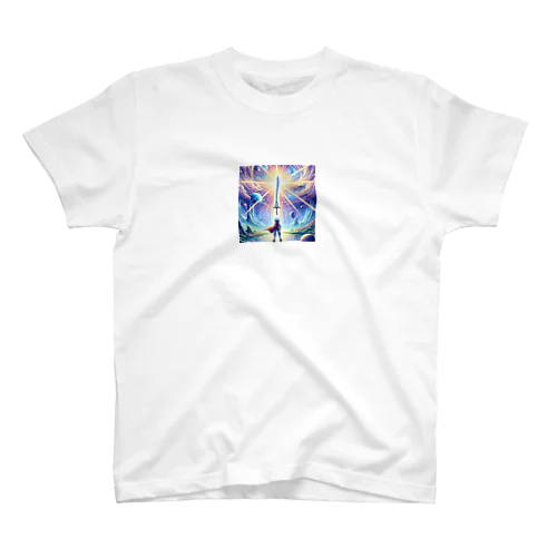 勇者の冒険(一無大数円の剣)20240406 Regular Fit T-Shirt