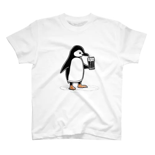 ごくごく飲むペンギンくん。 スタンダードTシャツ