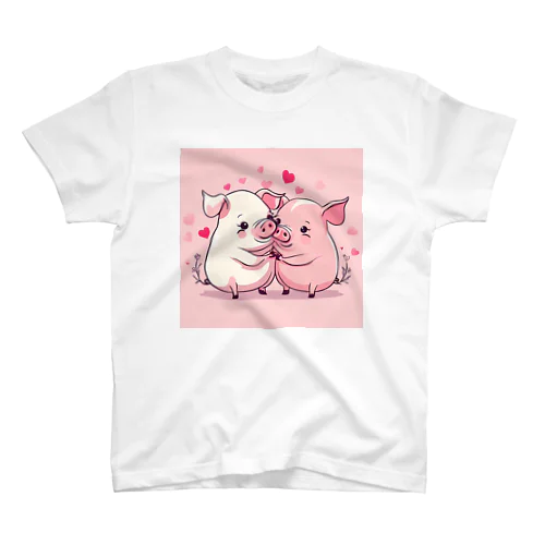 子豚ちゃんのかわいいグッズ スタンダードTシャツ