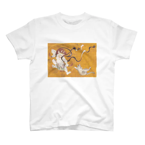 雷神痩身美容図（メラノ美術館） スタンダードTシャツ