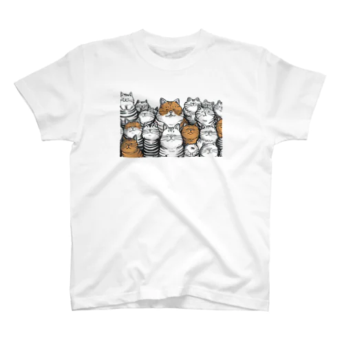 無限猫（笑顔） スタンダードTシャツ