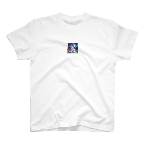 快眠子ウサギ Regular Fit T-Shirt