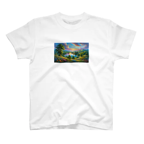 夕焼けの風景 Regular Fit T-Shirt