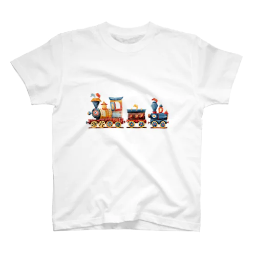 【kids】汽車ぽっぽファミリー スタンダードTシャツ