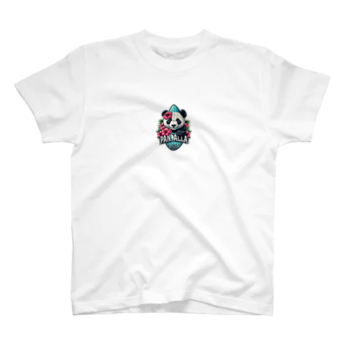 Pandallaロゴ3/パンダ Regular Fit T-Shirt