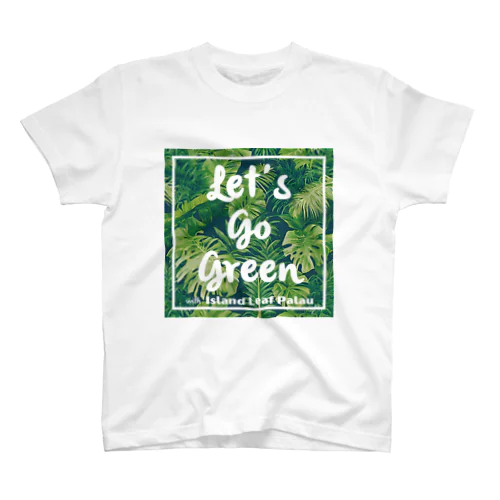 Let's Go Green with Island Leaf Palau スタンダードTシャツ