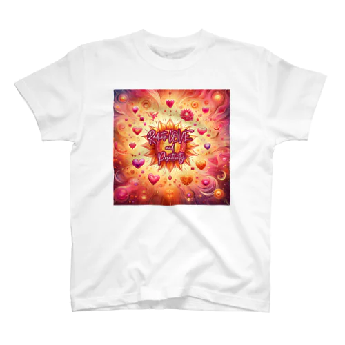 Radiate love and positivity スタンダードTシャツ