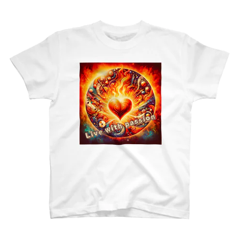 Live with passion Regular Fit T-Shirt