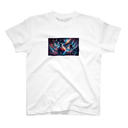 宇宙猫飛行士2 Regular Fit T-Shirt