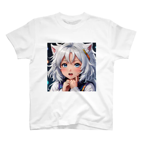 もふもふの美少女甘える Regular Fit T-Shirt