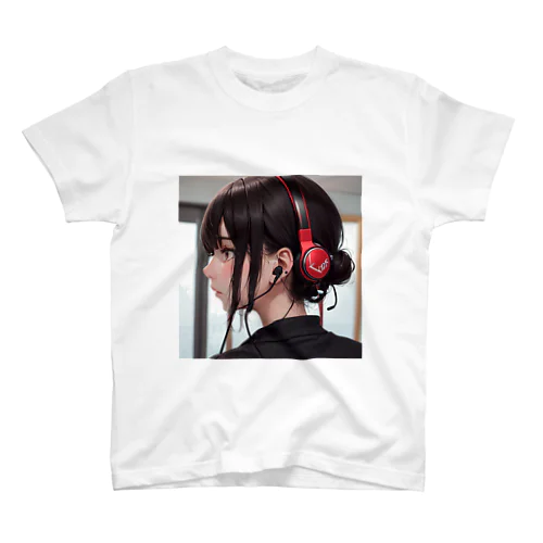 横向き美少女 スタンダードTシャツ