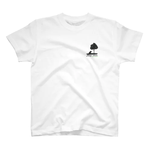 「カエルの木」ロゴマーク（黒） Regular Fit T-Shirt