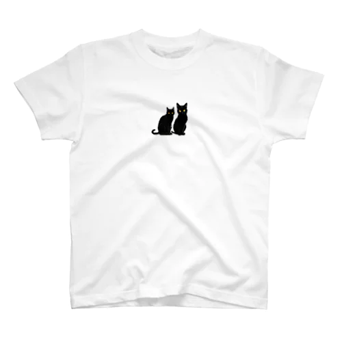 黒猫の思い (=^・^=) Regular Fit T-Shirt