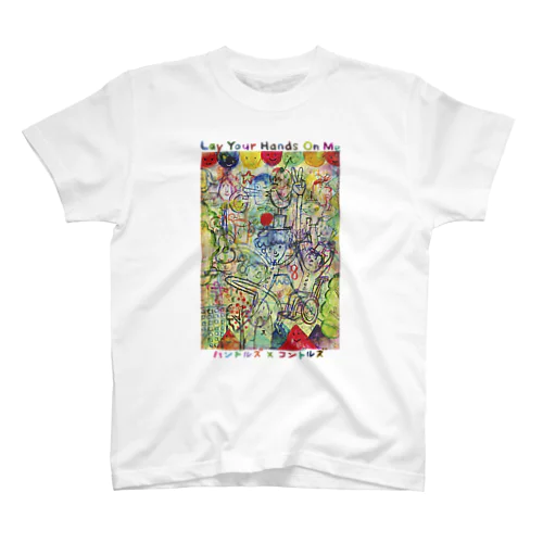 ハンドルズ×コンドルズ「Lay Your Hands On Me」 Regular Fit T-Shirt