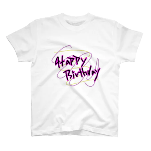 Happy birthday　ハッピーバースデー スタンダードTシャツ