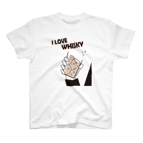 I LOVE WHISKEY-01 Regular Fit T-Shirt