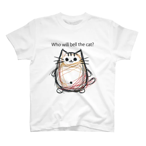 誰が猫に鈴をつけるのか？ Regular Fit T-Shirt