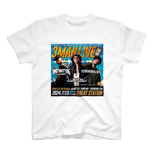3MAN LIVE in福岡　Tシャツ Regular Fit T-Shirt