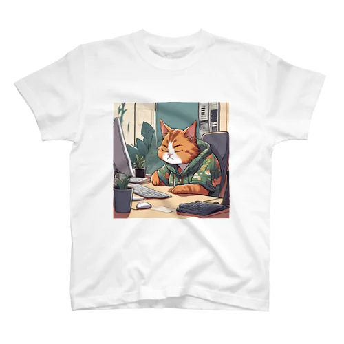 猫エンジニア スタンダードTシャツ