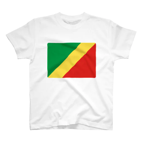 コンゴ共和国の国旗 Regular Fit T-Shirt