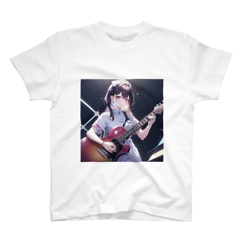 純白のギターリスト Regular Fit T-Shirt