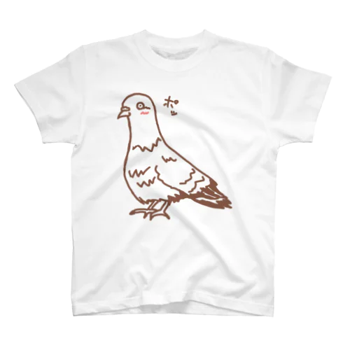 恋をした鳩 Regular Fit T-Shirt