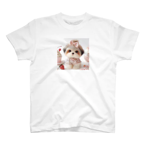 かわいい子犬 Regular Fit T-Shirt