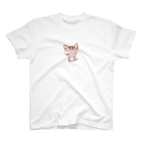 猫の癒し スタンダードTシャツ