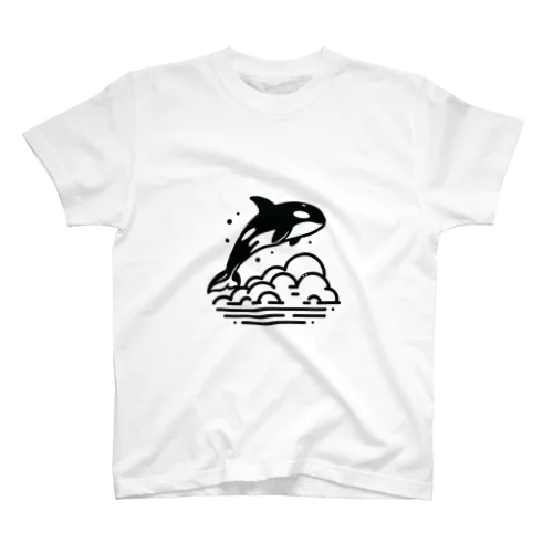 空中遊泳シャッチ Regular Fit T-Shirt