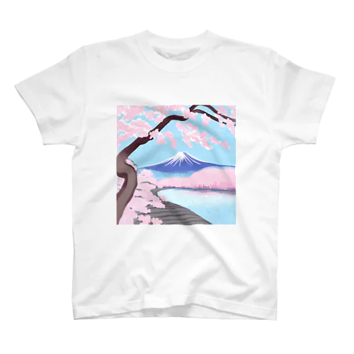 富士見ザクラ Regular Fit T-Shirt