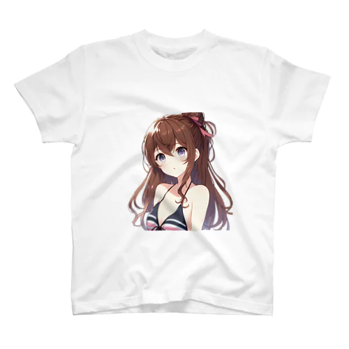 水着を選ぶ少女 Regular Fit T-Shirt
