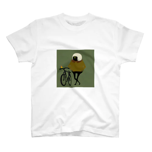 自転車もじゃ Regular Fit T-Shirt